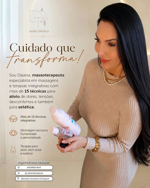 Daiana em atendimento